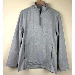 Tommy Bahama Men's Quarter Zip Sweatshirt Size Small in Heather Grey